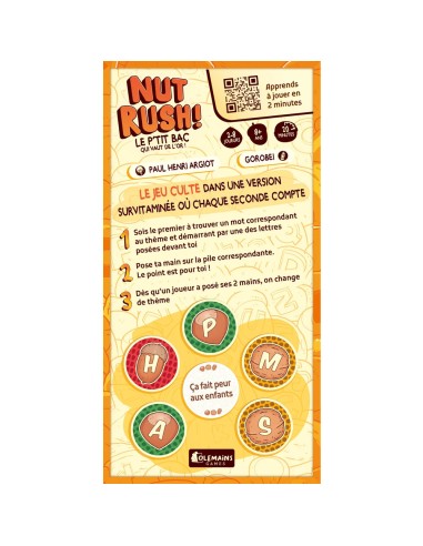 Nut Rush ! - Jeu d'Ambiance - Mots
