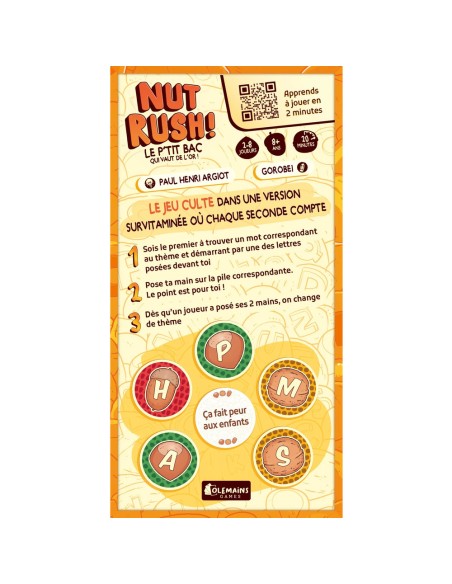 Nut Rush ! - Jeu d'Ambiance - Mots