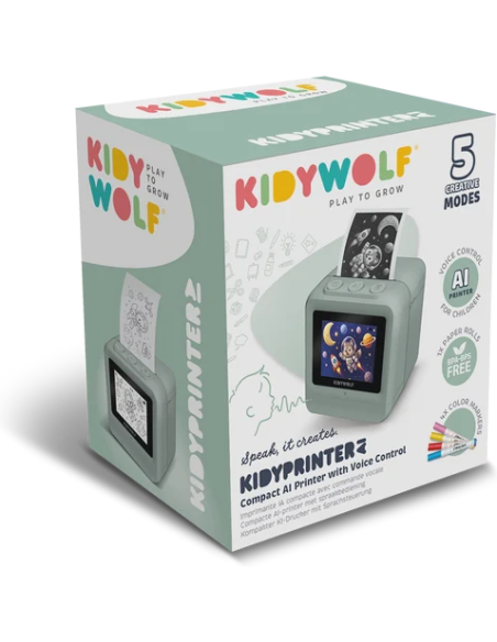 Kidyprinter Ai - Imprimante IA thermique Kidywolf
