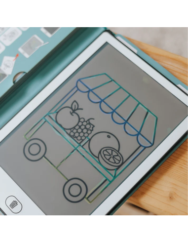 Kidydraw-Mini tablette à dessin pour enfants - Kidywolf