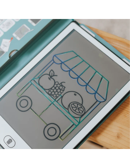 Kidydraw-Mini tablette à dessin pour enfants - Kidywolf