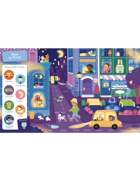 Mes 20 cherche et trouve des tout-petits - Qui brillent dans le noir ! - Livres enfants - Auzou