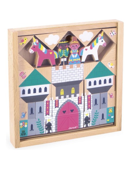 Cubes en bois Royaume enchanté Cross Roads - Janod