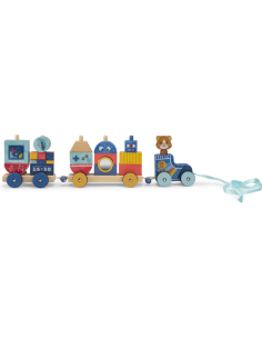 Train à tirer - Moulin Roty - Puce & Pilou 2