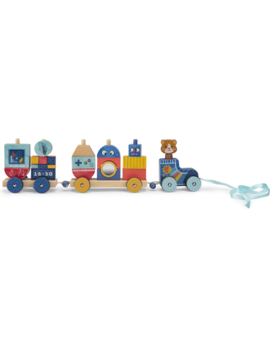 Train à tirer - Moulin Roty - Puce & Pilou