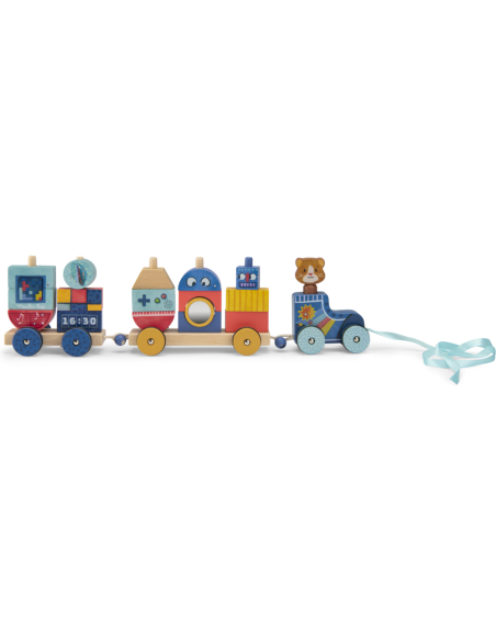 Train à tirer - Moulin Roty - Puce & Pilou