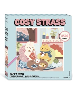 Peinture Diamant Cosy Strass - Happy Home - Janod