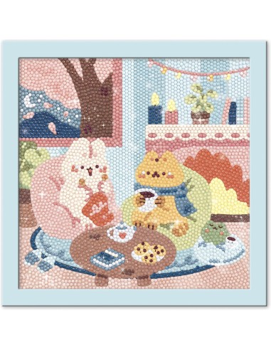 Peinture Diamant Cosy Strass - Happy Home - Janod