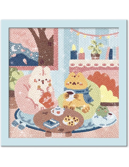 Peinture Diamant Cosy Strass - Happy Home - Janod