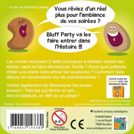 Bluff Party Vert - Asmodee