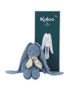 Peluche lapin bébé - Lapin en peluche bleu, 25 cm - Dès la naissance - Kaloo