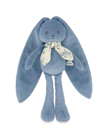 Peluche lapin bébé - Lapin en peluche bleu, 25 cm - Dès la naissance - Kaloo