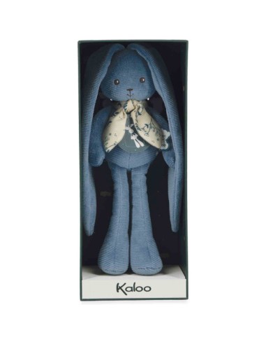 Peluche lapin bébé - Lapin en peluche bleu, 25 cm - Dès la naissance - Kaloo