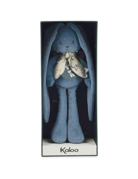 Peluche lapin bébé - Lapin en peluche bleu, 25 cm - Dès la naissance - Kaloo