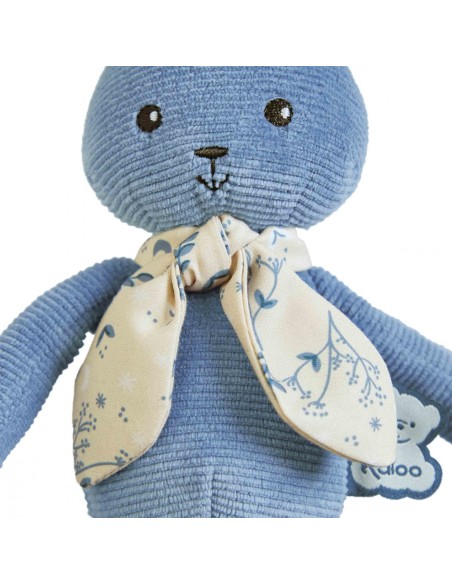 Peluche lapin bébé - Lapin en peluche bleu, 25 cm - Dès la naissance - Kaloo