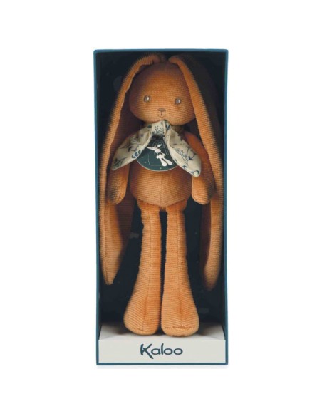 Peluche lapin bébé - Lapin en peluche abricot, 25 cm - Dès la naissance - Kaloo