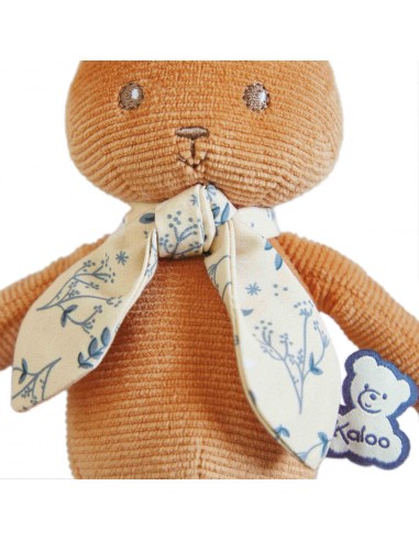 Peluche lapin bébé - Lapin en peluche abricot, 25 cm - Dès la naissance - Kaloo