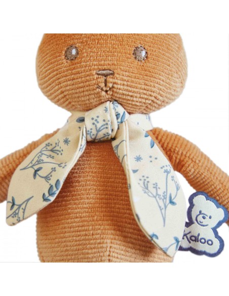 Peluche lapin bébé - Lapin en peluche abricot, 25 cm - Dès la naissance - Kaloo