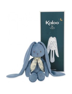Peluche lapin bébé - Lapin en peluche bleu, 35 cm - Dès la naissance - Kaloo