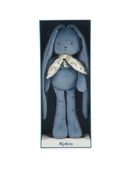 Peluche lapin bébé - Lapin en peluche bleu, 35 cm - Dès la naissance - Kaloo