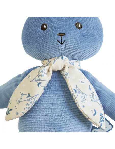 Peluche lapin bébé - Lapin en peluche bleu, 35 cm - Dès la naissance - Kaloo