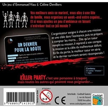 Jeu de société Killer Party - Asmodee