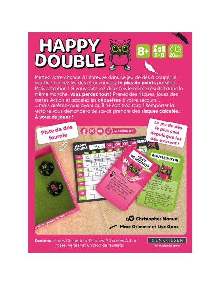 Happy Double - Roll & Write