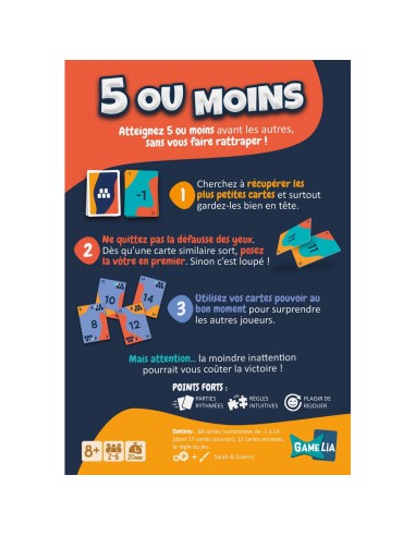 5 ou Moins - Défausse