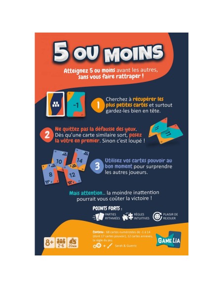 5 ou Moins - Défausse