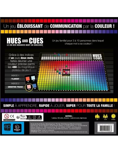 Hues and Cues - Jeu d'Ambiance - Association