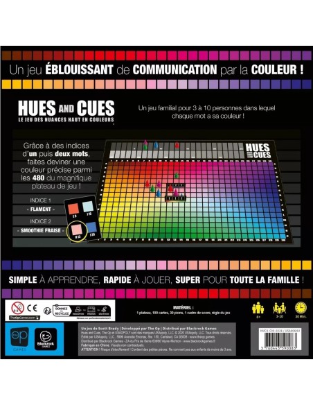 Hues and Cues - Jeu d'Ambiance - Association