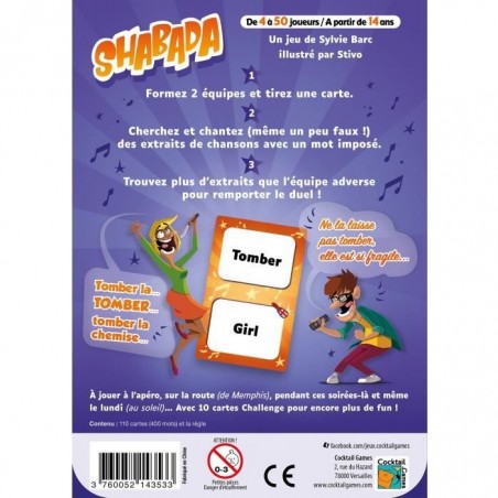 Shabada - La battle de chansons en équipes ! - Asmodee