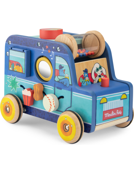 Voiture multi-activités - Puce & Pilou - Moulin Roty