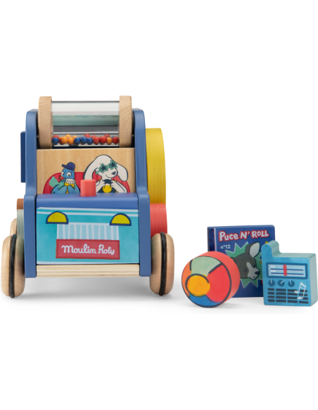 Voiture multi-activités - Puce & Pilou - Moulin Roty