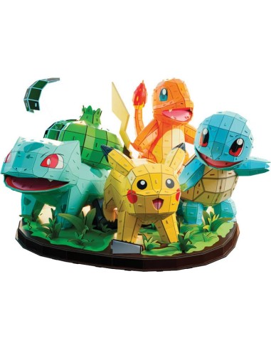 Puzzle 4D Build - Pokémon : Diorama Région Kanto - 716 pièces