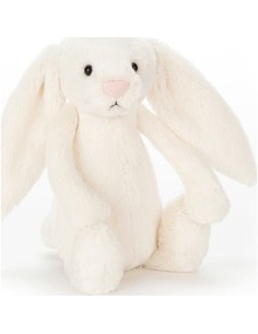 Peluche Lapin Jellycat Blanc - 31 cm - Bashful