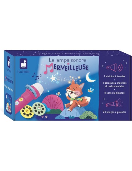 Lampe Sonore Merveilleuse - Fais De Beaux Rêves : Lampes à histoires - Janod