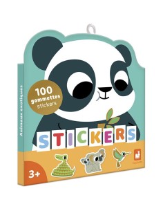 Gommettes Animaux Exotiques x100 : Mosaïque, gommettes & stickers - Janod