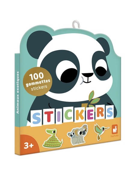 Gommettes Animaux Exotiques x100 : Mosaïque, gommettes & stickers - Janod