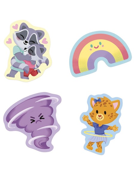Gommettes Émotions x100 : Mosaïque, gommettes & stickers - Janod