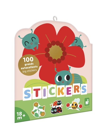 Stickers Petits Bêtes x100 : Mosaïque, gommettes & stickers - Janod