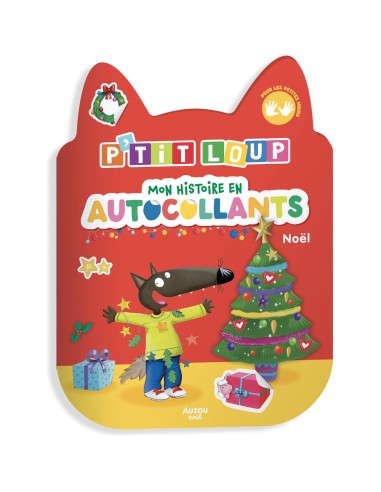 P'tit loup - Mon histoire en autocollants - Noël - Auzou
