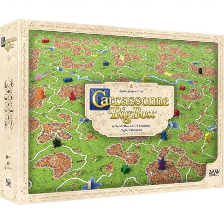 Carcassonne avec extensions - Grande Boite 2021 - Asmodee