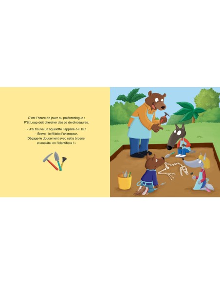 P'tit loup adore les dinosaures - Livres enfants - Auzou