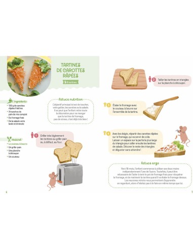 Je cuisine avec mon tout-petit - Activités et loisirs créatifs - Auzou
