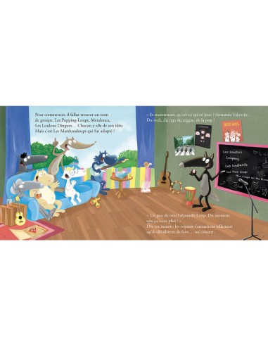 Le loup qui voulait faire de la musique - Livres enfants - Auzou