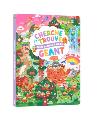 Cherche et trouve géant - Mini mondes cosy - Auzou