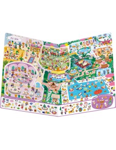 Cherche et trouve géant - Mini mondes cosy - Auzou 2