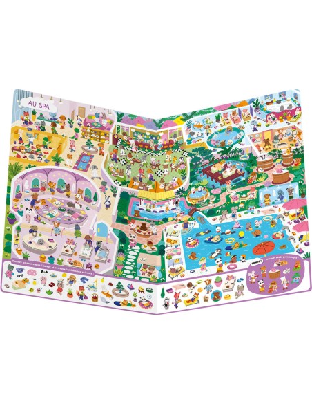 Cherche et trouve géant - Mini mondes cosy - Auzou