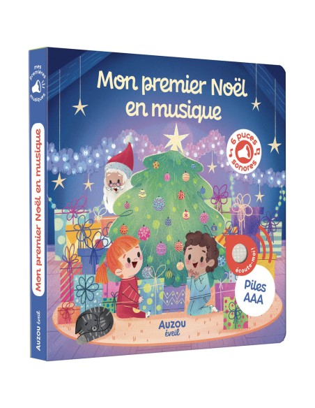 Mes premiers sonores - Mon premier noël en musique - Livres enfants - Auzou